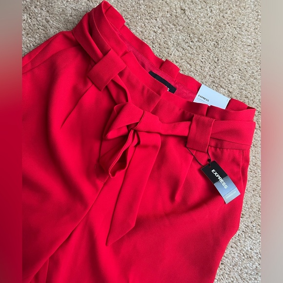 Express ankle high-rise paperbag dress pant, size 2R, new, tags attached - Picture 8 of 8
